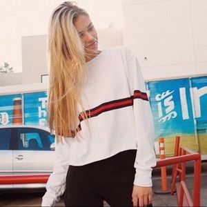 Brandy Melville Acacia Shirt with stripe